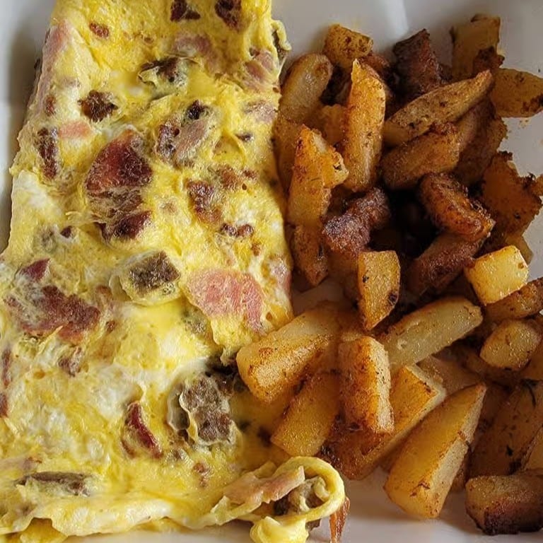 Meat Lovers Omelette.