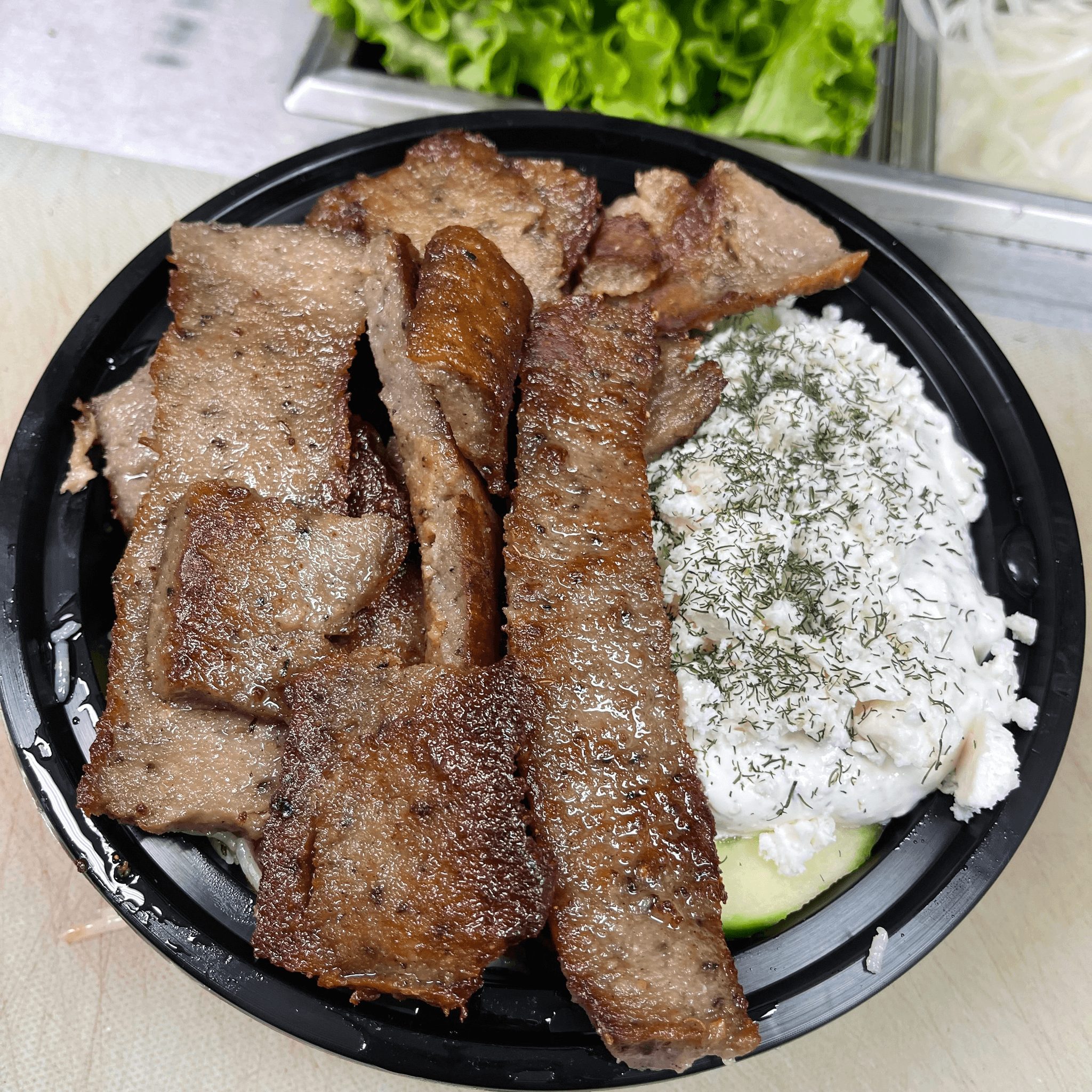 Gyro Meat Bowl.