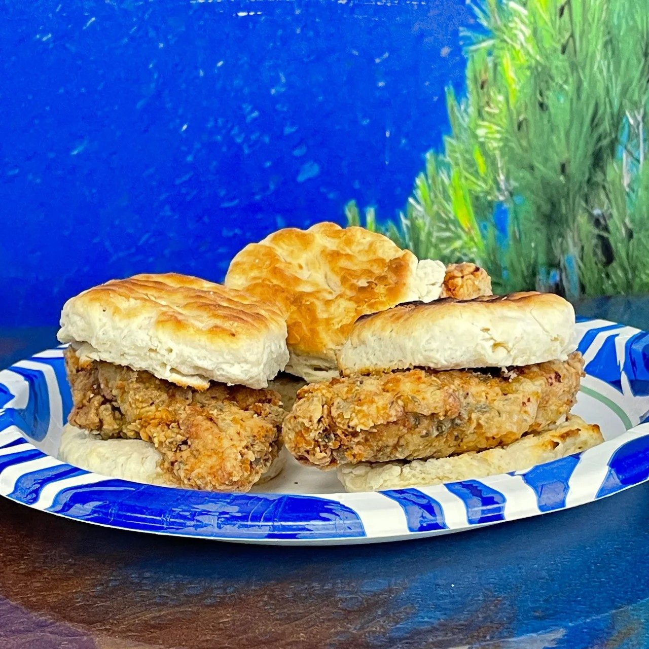 Fried Chicken Biscuit.