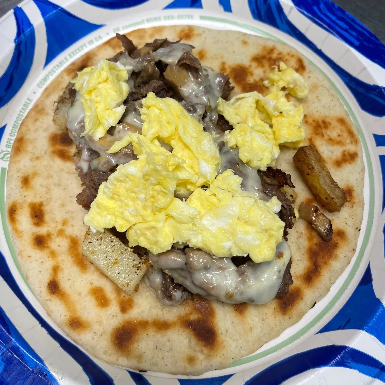 Steak & Egg Pita.