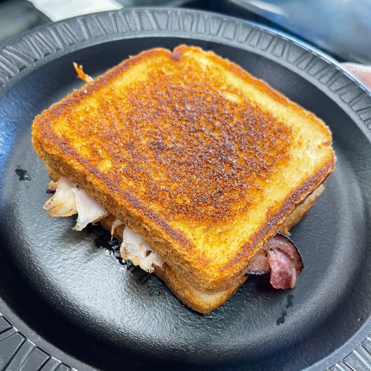 Grilled Ham & Cheese Sandwich.