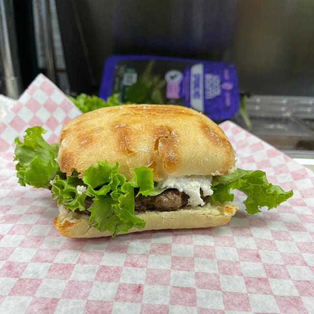 OPA Greek Burger.