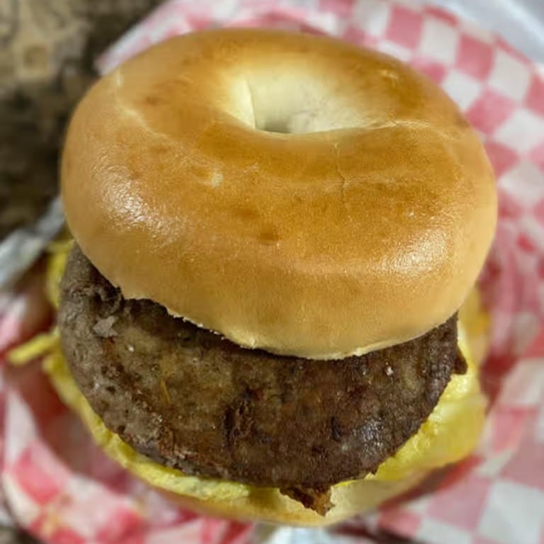Sausage & Egg Bagel.