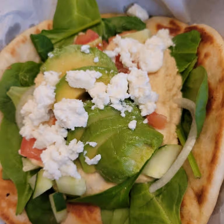 Greek Avocado Pita.