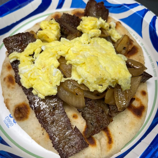 Gyro & Egg Pita.