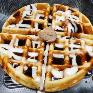 Cinnamon Roll Belgian Waffle