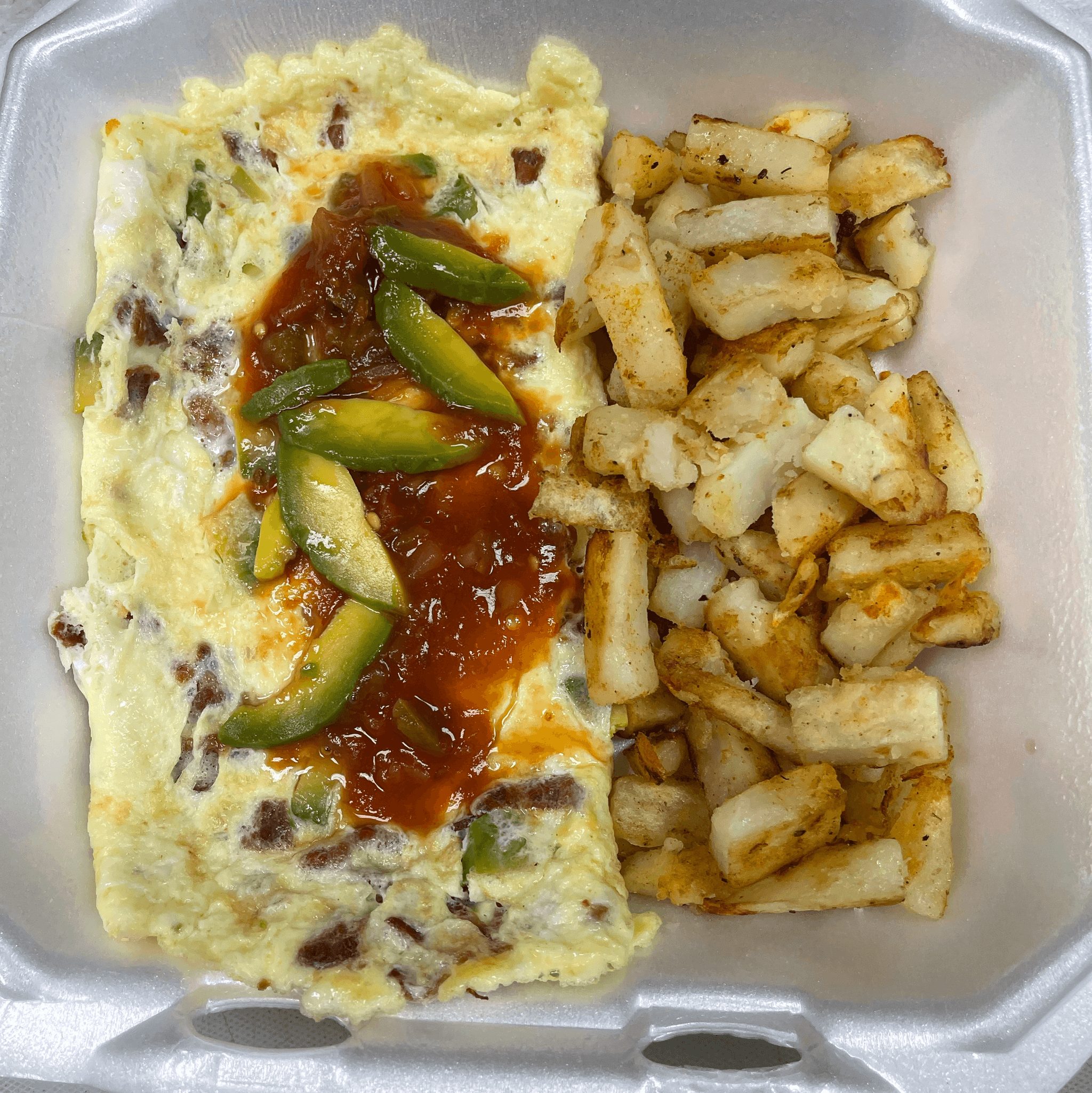 The Avocado Omelette.